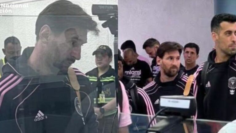 La reacción de Lionel Messi ante un control de seguridad en el aeropuerto de Honduras