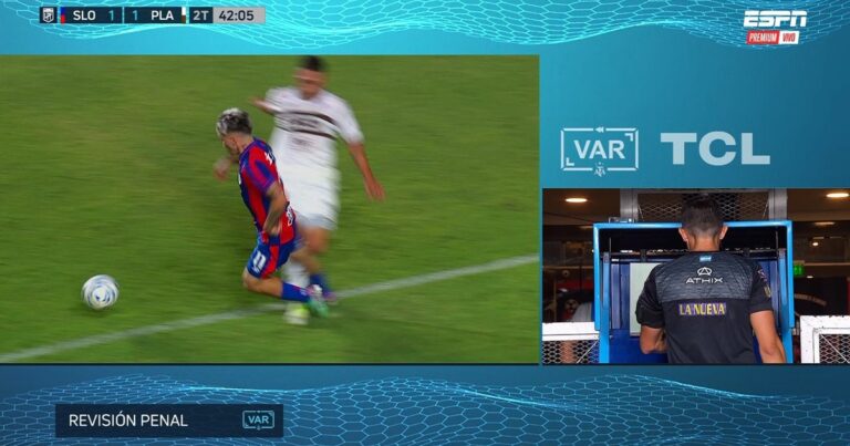 Se dio a conocer el audio del VAR en el penal para San Lorenzo contra Platense