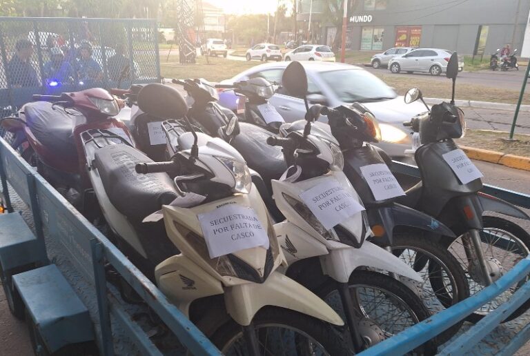 Otras 57 motos fueron secuestradas en la tarde del miércoles