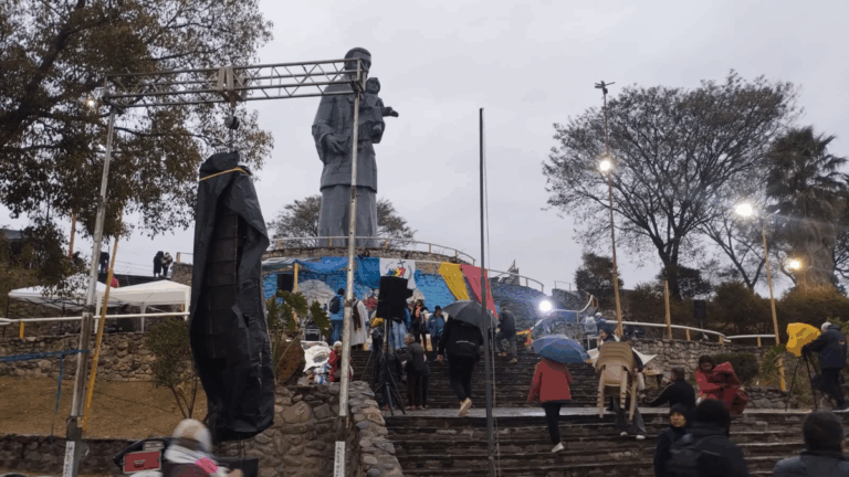 Por la lluvia, se mudó la Misa Central en honor a San Cayetano en Palpalá