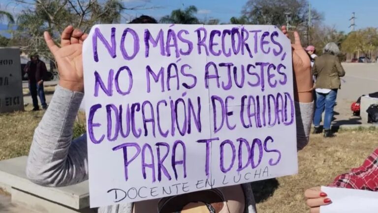 Malestar con el gobierno jujeño: «Tratan de ningunear la lucha docente»