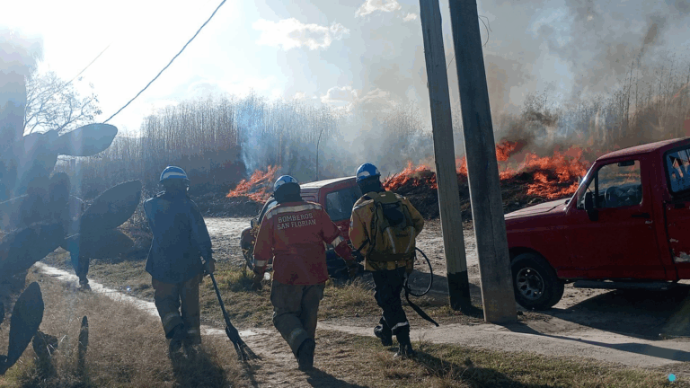 Bomberos Voluntarios de Alto Comedero en alerta por vientos e incendios