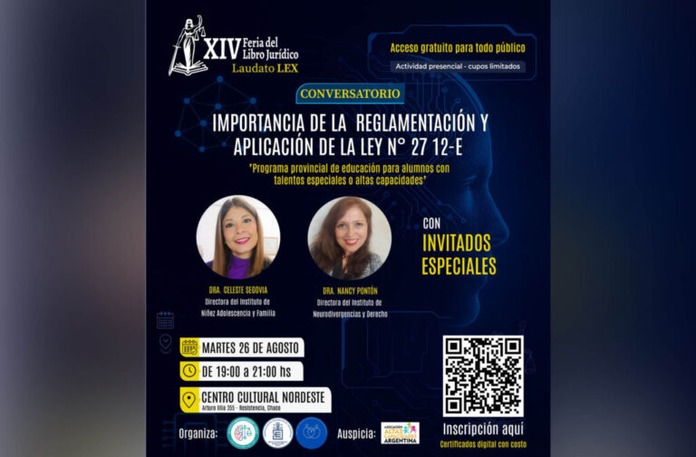 Este martes en el CCN, debate sobre la aplicación de la Ley 27.12-E y la educación para alumnos con altas capacidades