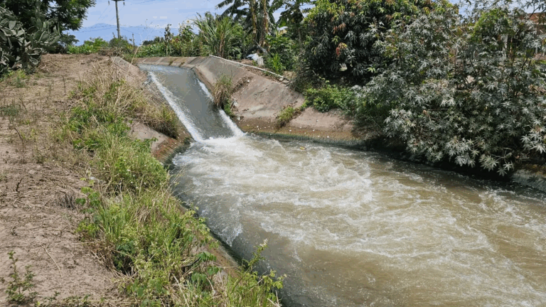 Hallaron un cuerpo flotando en un canal de Perico