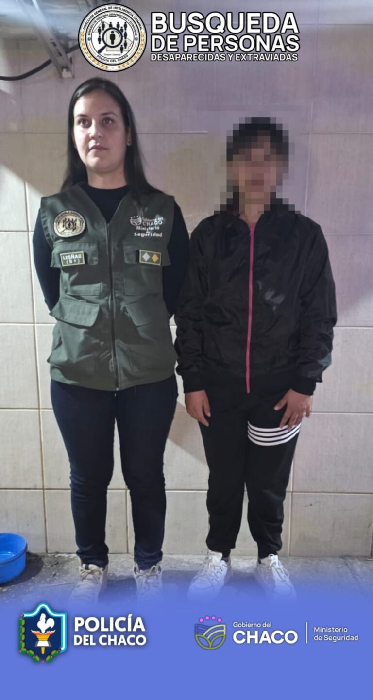 Adolescente de 17 años fue encontrada en Resistencia tras cuatro días de búsqueda