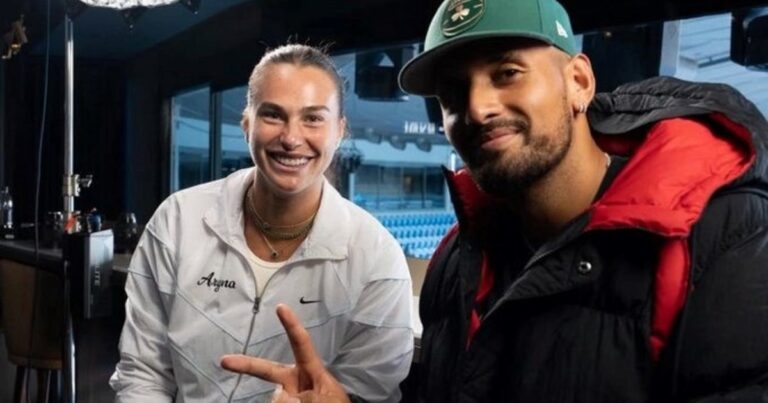 Kyrgios se burló de Sabalenka de cara a la Batalla de los Sexos: Piensa que puede ganarme»