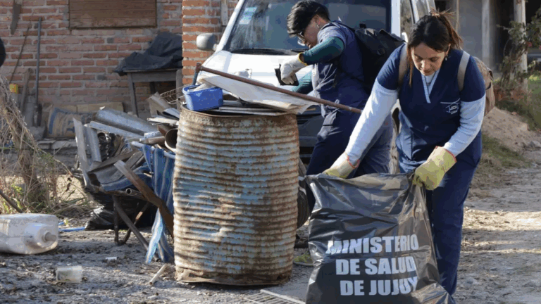 Jujuy sin casos de dengue: refuerzan los operativos de descacharrado
