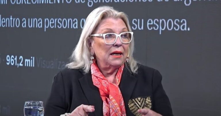 Elisa Carrió contra Javier y Karina Milei: «La pareja presidencial es perversa, goza de la crueldad y está llena de codicia»
