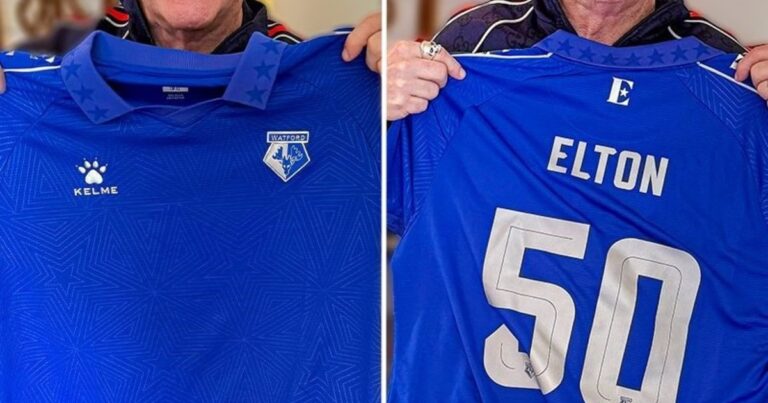 El Watford de Inglaterra utilizará una camiseta especial en honor a Elton John