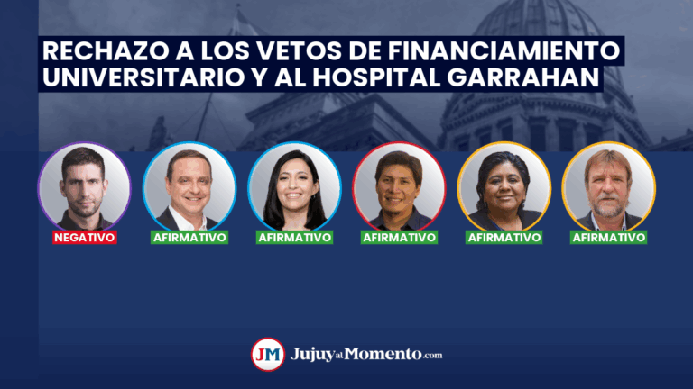 Financiamiento universitario y Hospital Garrahan, vetos rechazados: votación de diputados jujeños