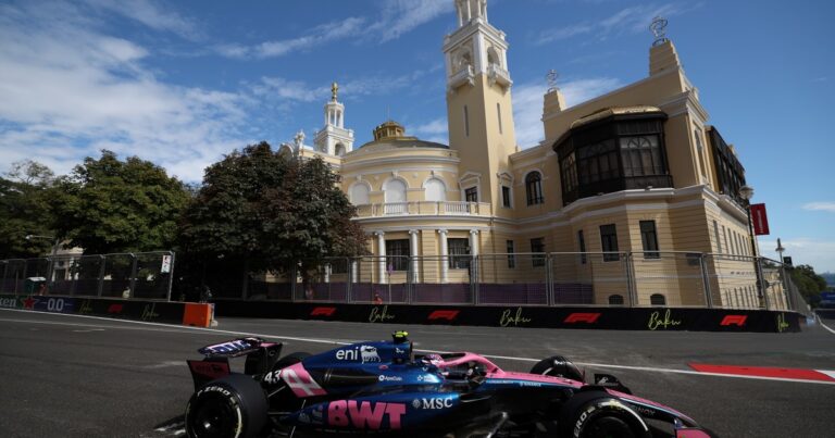 F1 GP de Azerbaiyán con Franco Colapinto, EN VIVO: el argentino chocó contra el muro y largará 16 en Bakú