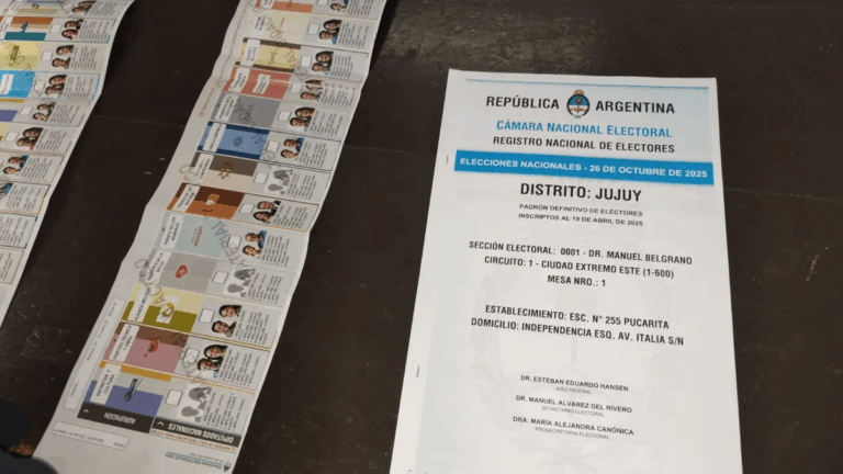 Definido el diseño de la Boleta Única en Jujuy, avanza el cronograma electoral