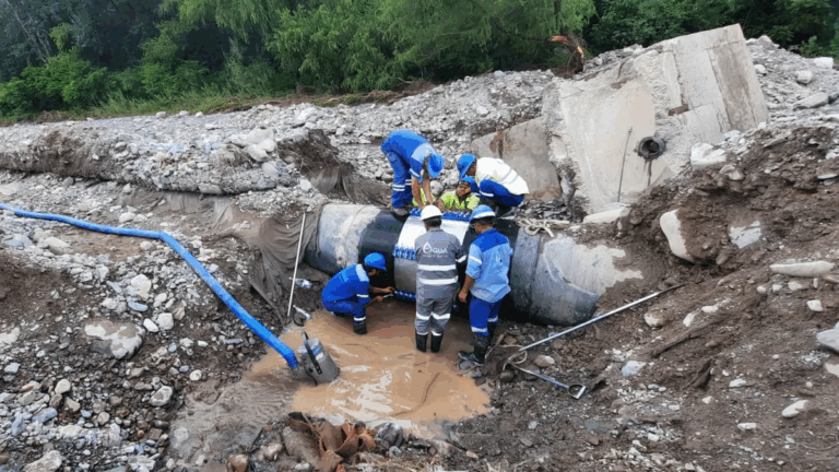 Rotura de acueducto dejó sin agua a barrios capitalinos