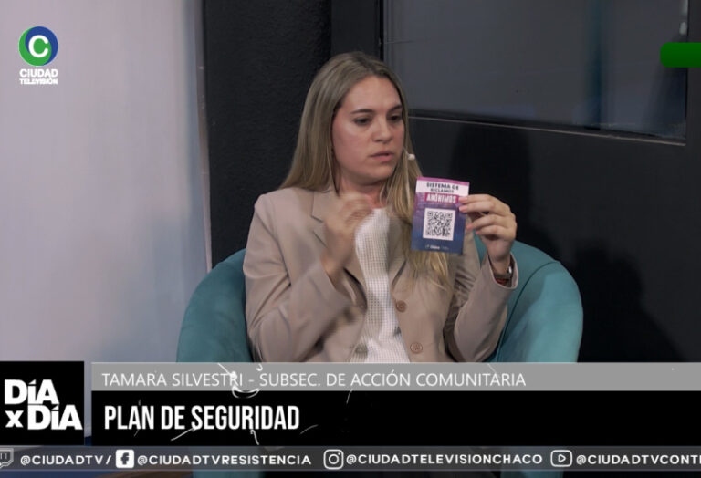 Tamara Silvestri: La seguridad pública la hacemos entre todos es importante que la comunidad se haga parte