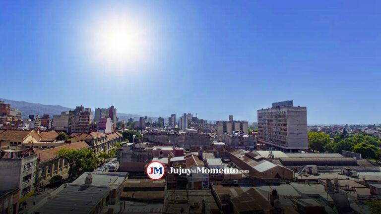 Lunes con pico de calor y luego se anuncian lluvias en Jujuy