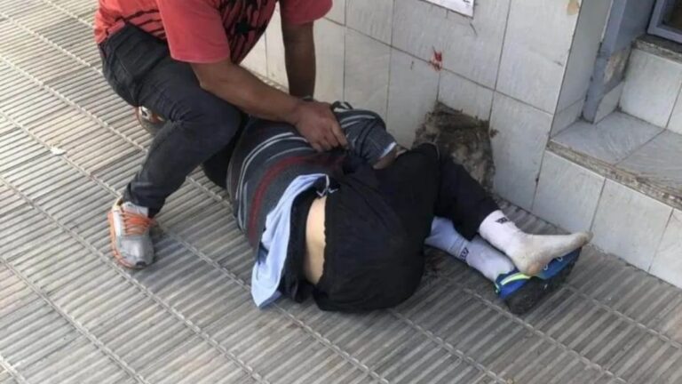 Sereno de una feria redujo a golpes a un sujeto al que sorprendió robando