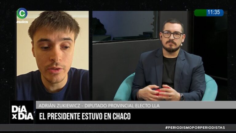 La visita de Milei al Chaco demuestra su compromiso con la gente, afirmó el diputado electo Zukiewicz