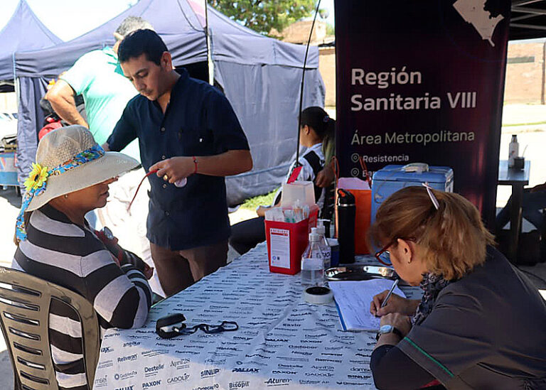 El Municipio acercó servicios sanitarios al Barrio Toba con el apoyo del Estado provincial