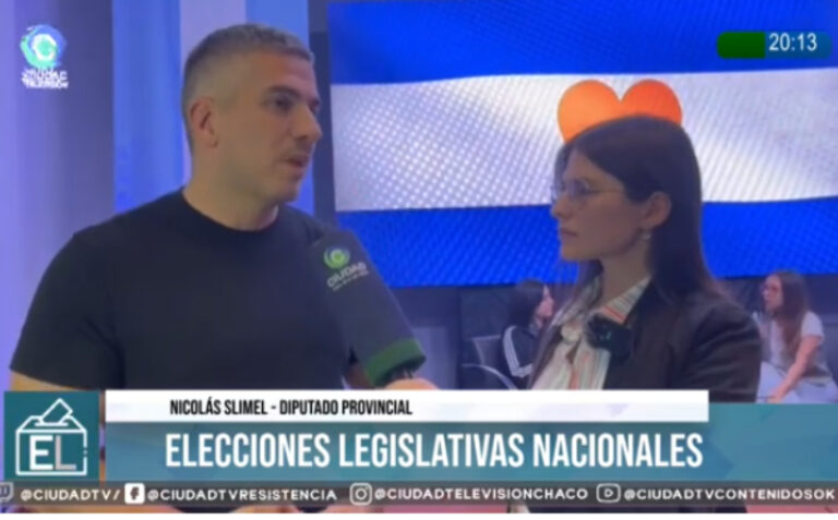 Nicolás Slimel: La mejor expresión que tiene la ciudadanía es el voto