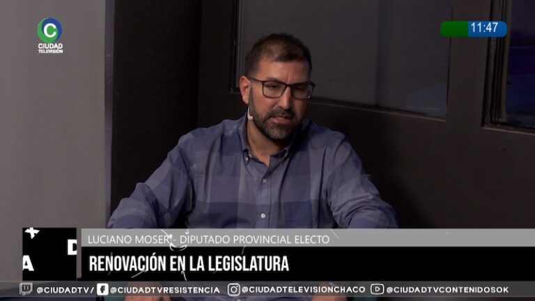 Luciano Moser: La nueva Legislatura chaqueña tendrá que buscar consensos para poder gobernar