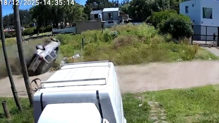 Mar del Plata: robaron un auto, volcaron y un vecinose llevólas ruedas