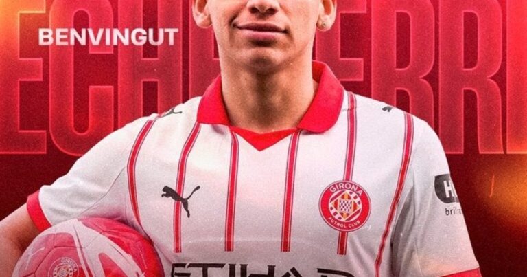 El Diablito Echeverri fue presentado en el Girona