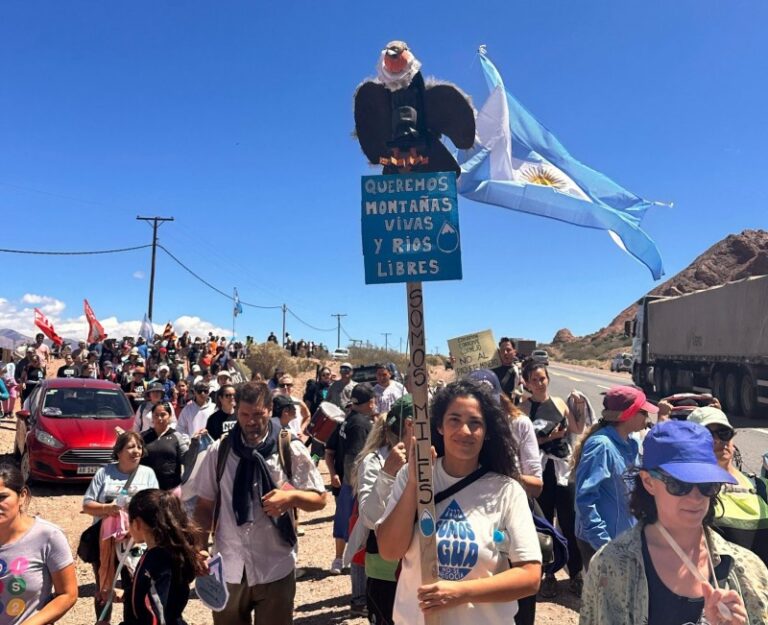 Gran gesta a favor del agua y en contra del proyecto minero San Jorge en Uspallata