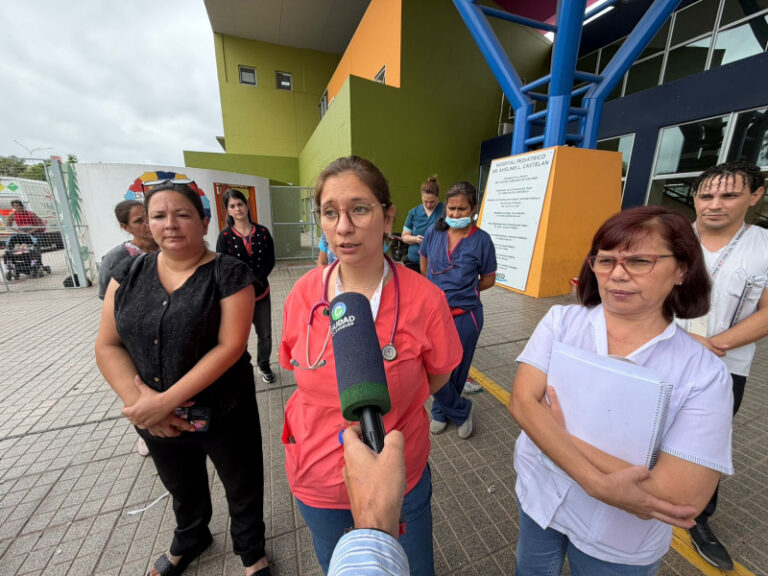 Protesta en el Pediátrico:Todo el personal de Salud está viviendo una situación muy crítica, muy triste