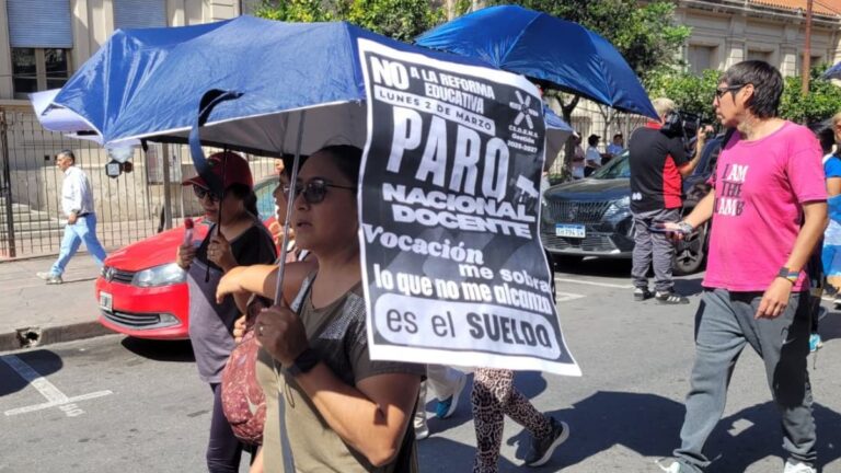 UDA marcó un alto acatamiento al paro docente, tanto en Jujuy como en el país