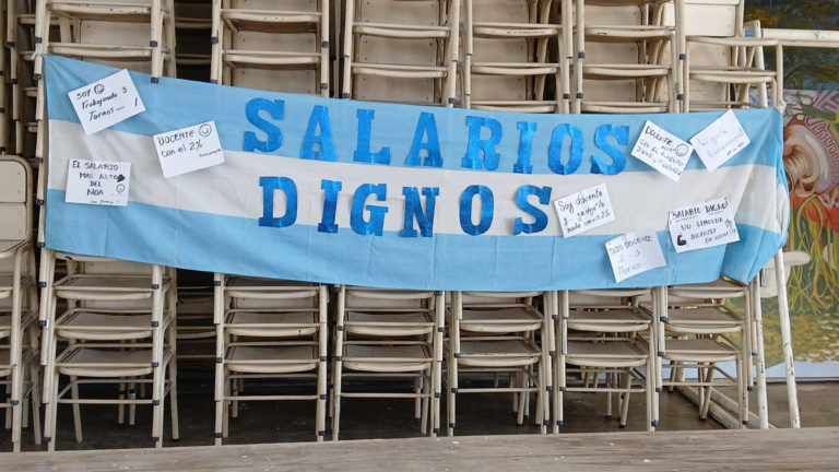 Docentes de paro y cada vez más indignados con el gobierno de Jujuy