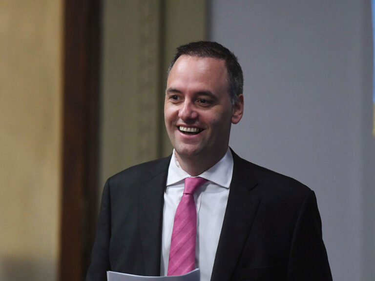 Manuel Adorni, Jefe de Gabinete, en conferencia de prensa.