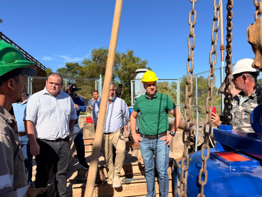 Trabajos de Sameep en infraestructura hídrica en la provincia del Chaco