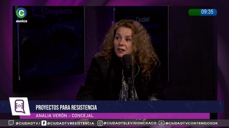 Concejal Analía Verón en entrevista sobre trabajo territorial en Resistencia
