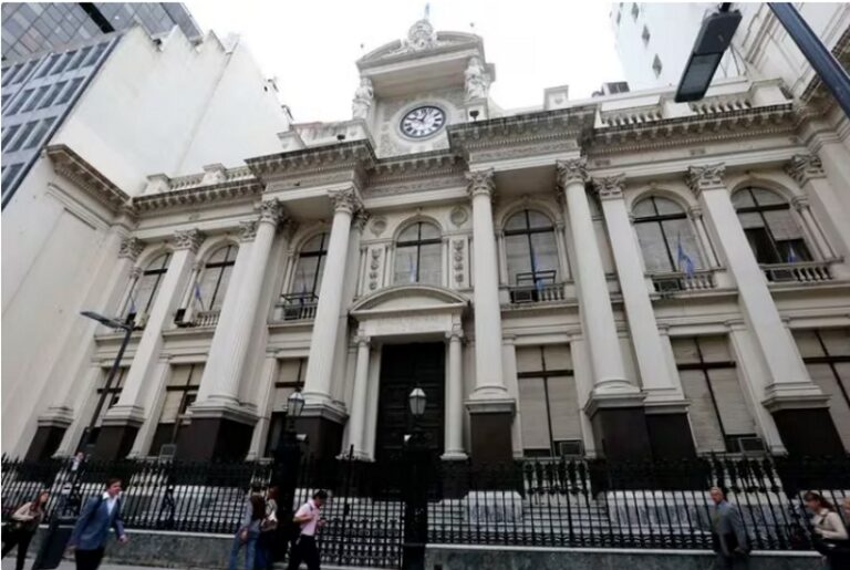 Edificio del Banco Central de la República Argentina en Buenos Aires