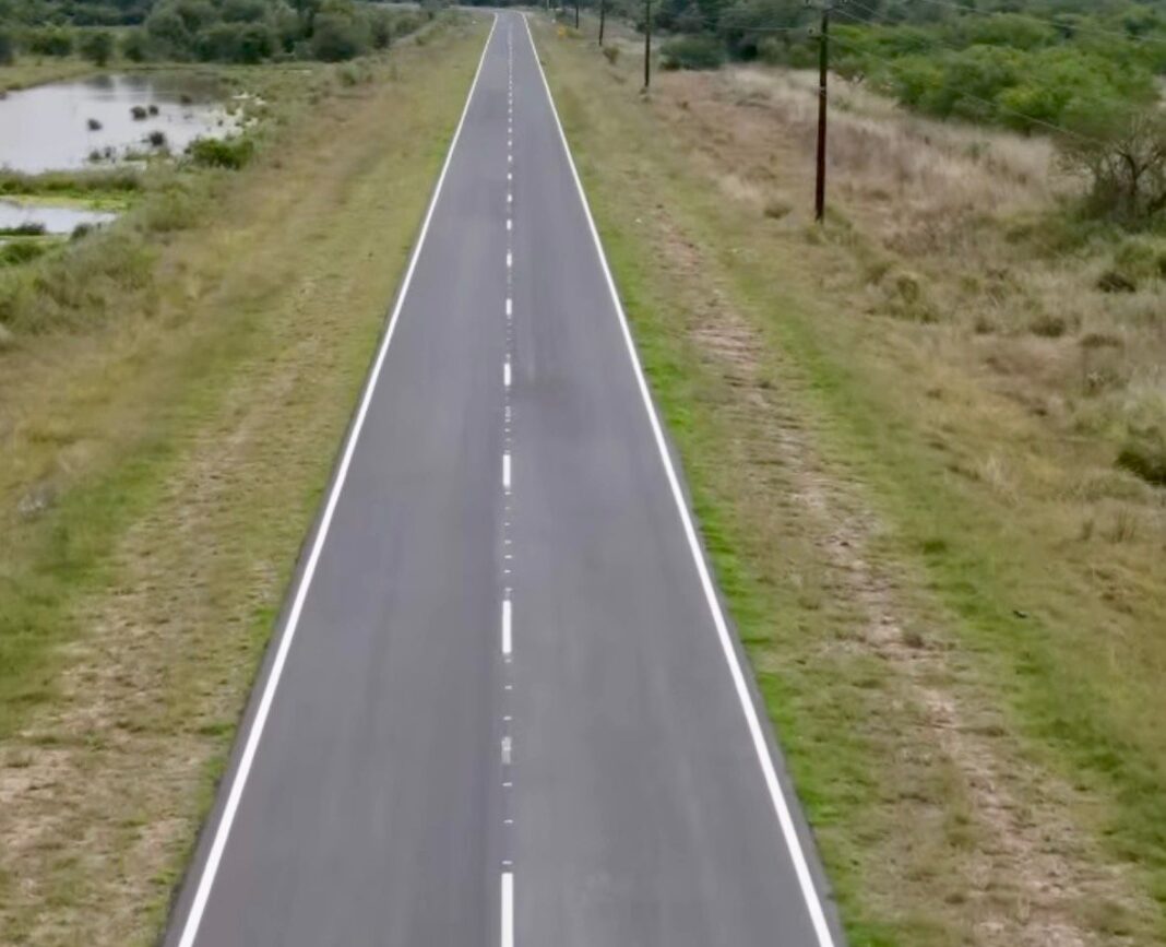 Obras viales en Chaco