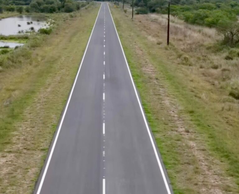 Obras viales en Chaco
