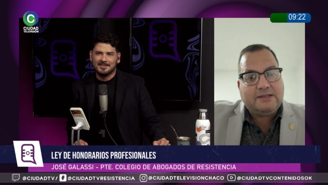 José Galassi, presidente del Colegio de Abogados y Procuradores de Resistencia