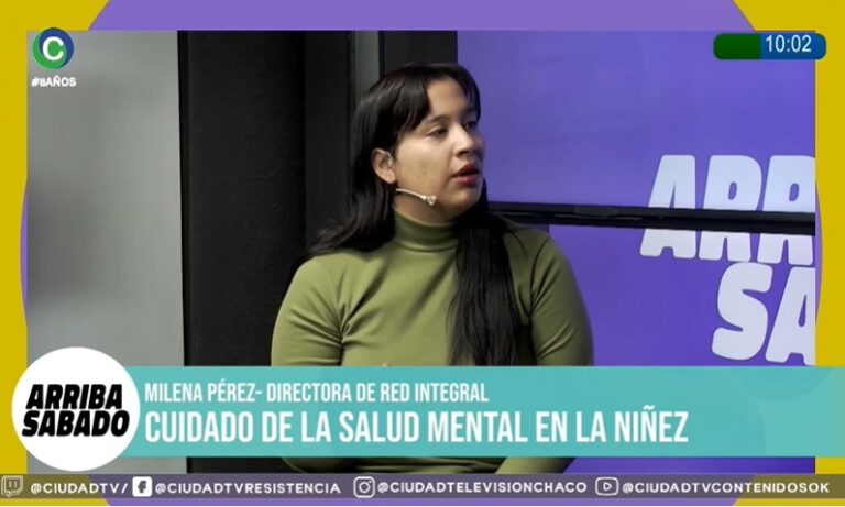 Milena Pérez referente de Todos Podemos Prevenir hablando sobre prevención de violencias y suicidio